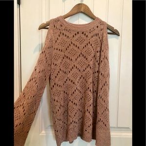 Knox Rose cold shoulder sweater